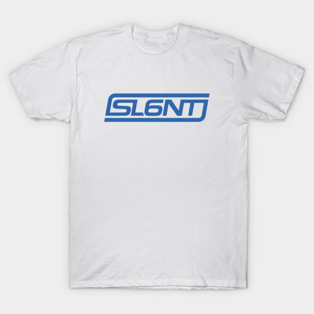 Slant 6 Icon (Blue) T-Shirt by jepegdesign